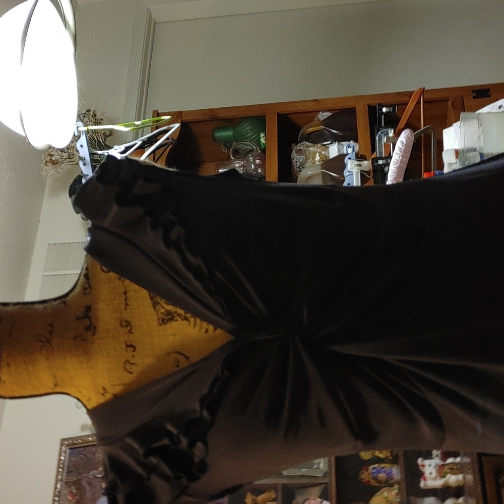 Black polyester shirt